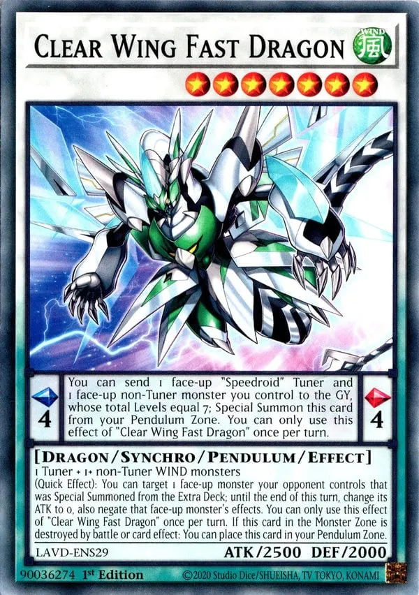 Clear Wing Fast Dragon