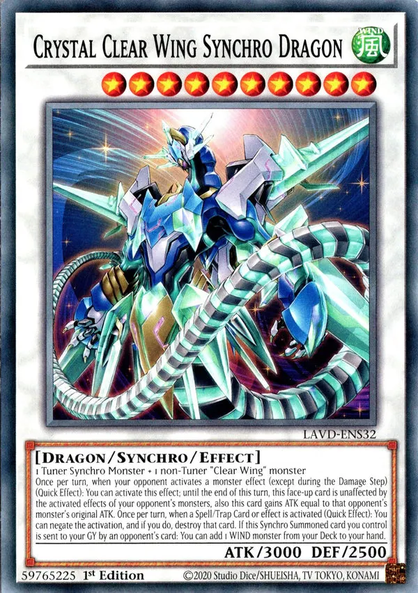 Crystal Clear Wing Synchro Dragon