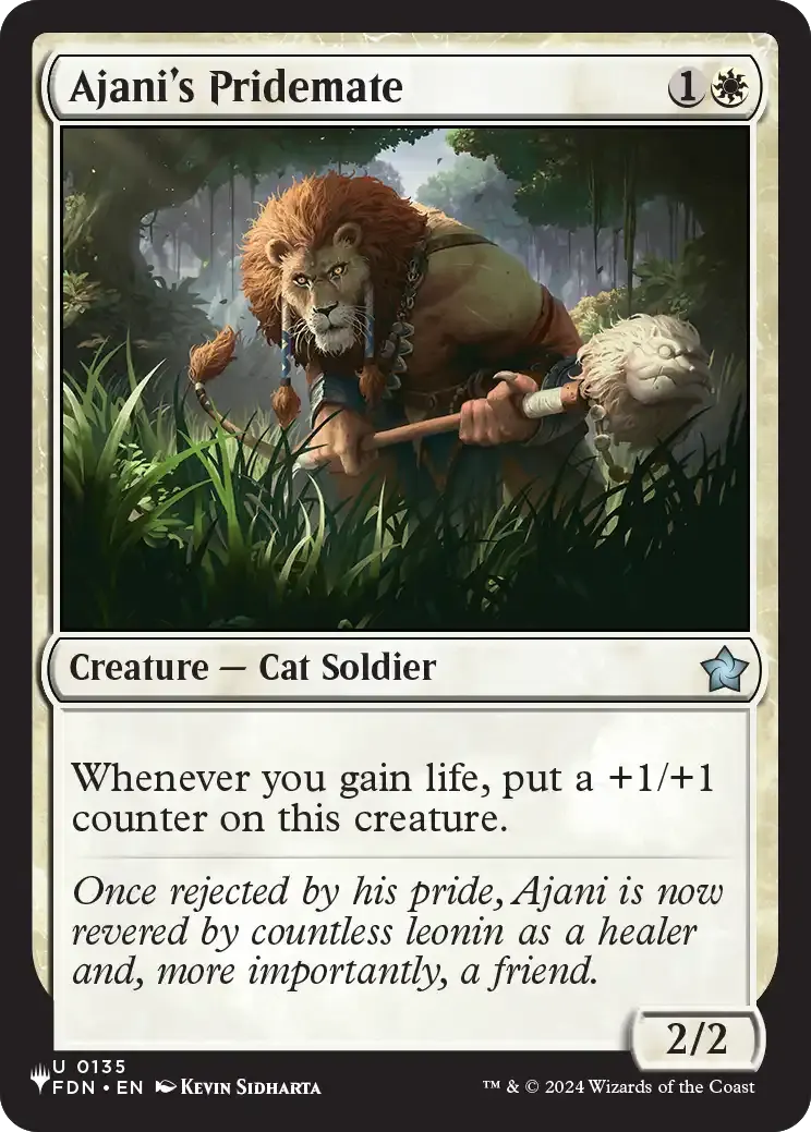 Ajani's Pridemate