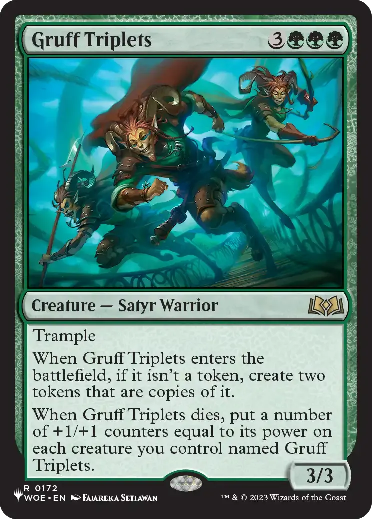 Gruff Triplets