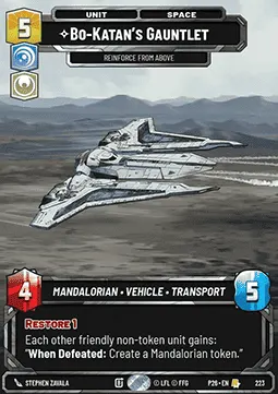 Bo-Katan's Gauntlet - Reinforce from Above