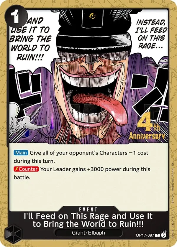 I'll Feed on This Rage and Use It to Bring the World to Ruin!!!