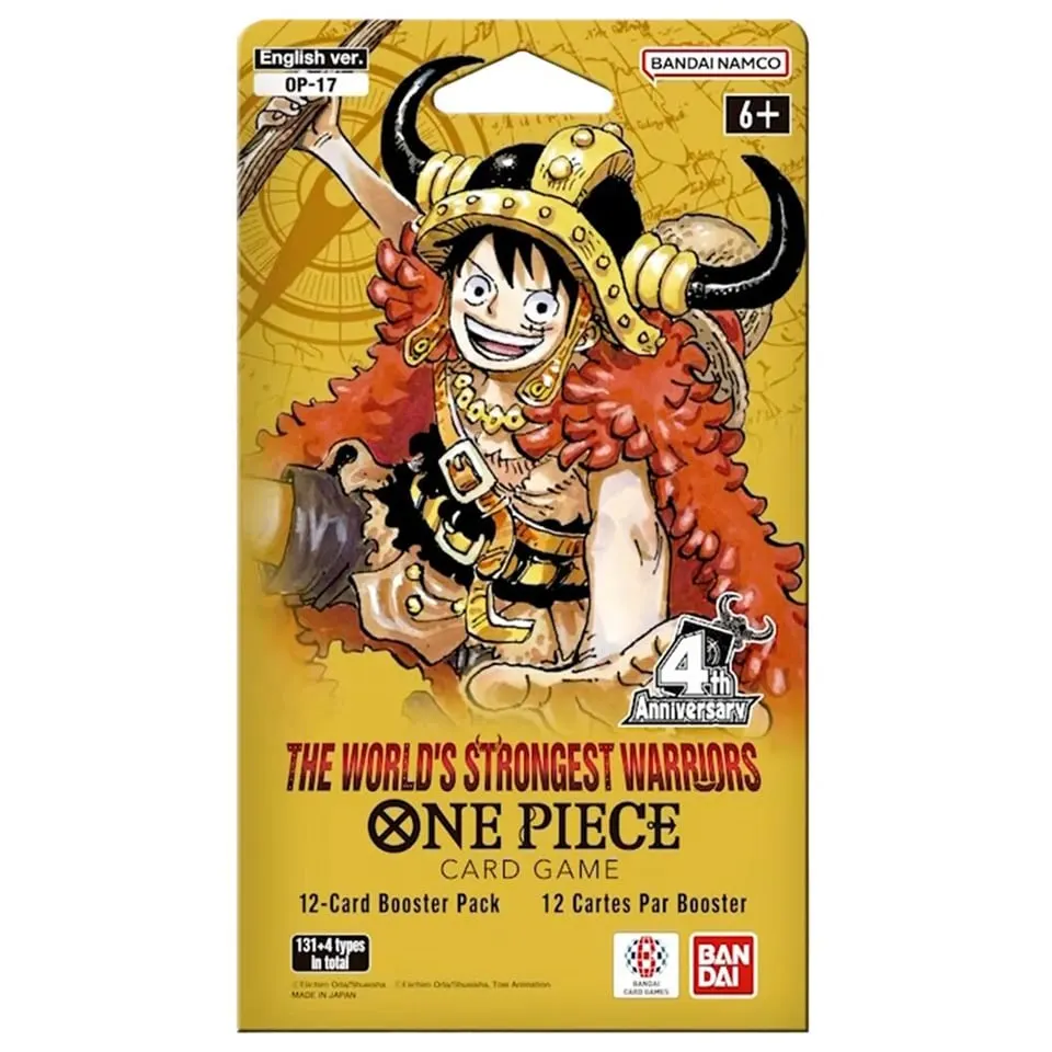 The World's Strongest Warriors Sleeved Booster