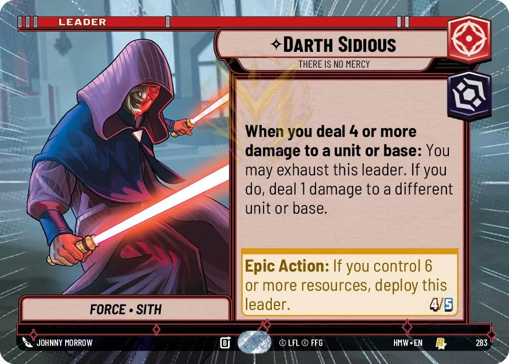 Darth Sidious - There Is No Mercy