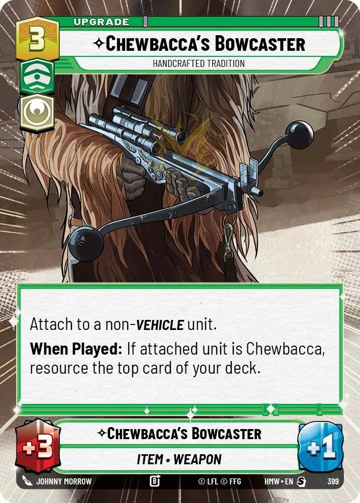 Chewbaccas Bowcaster - Handcrafted Tradition