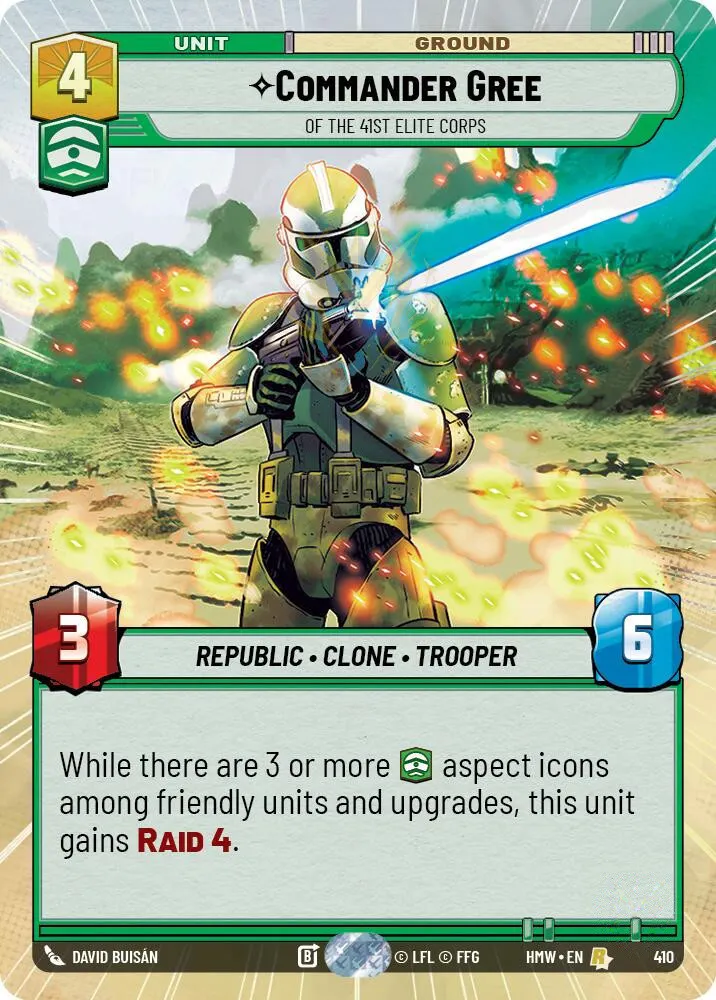 Commander Gree - Of the 41st Elite Corps
