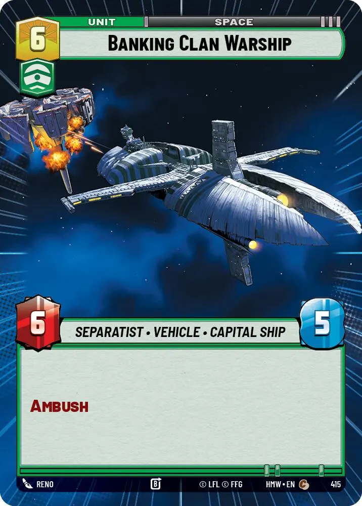 Banking Clan Warship