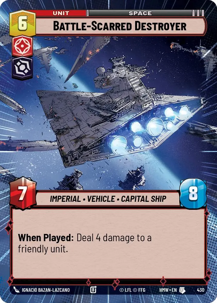 Battle-Scarred Destroyer