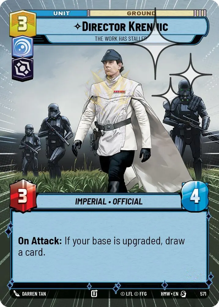 Director Krennic - The Work Has Stalled
