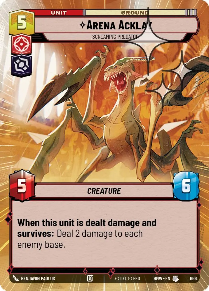 Arena Acklay - Screaming Predator