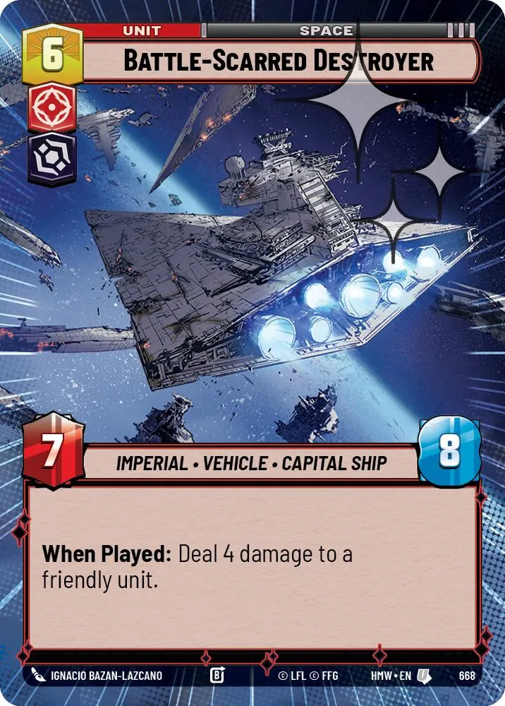 Battle-Scarred Destroyer