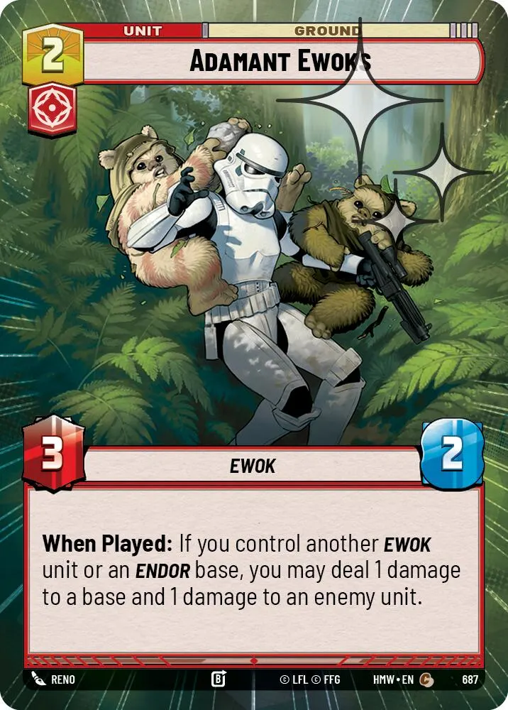 Adamant Ewoks