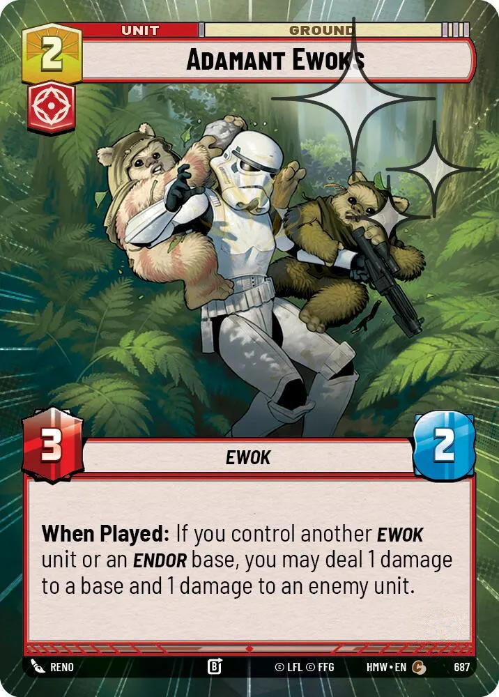 Adamant Ewoks
