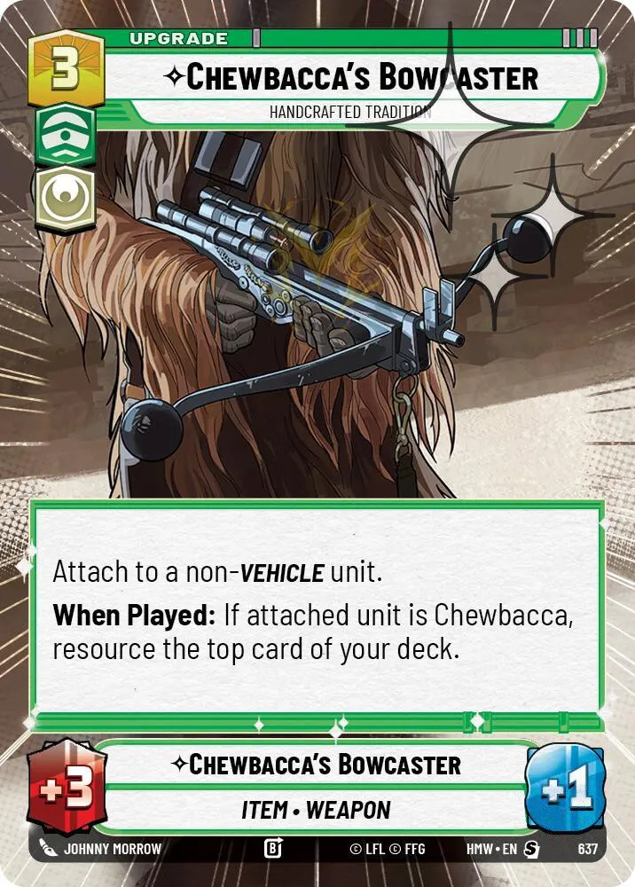 Chewbaccas Bowcaster - Handcrafted Tradition