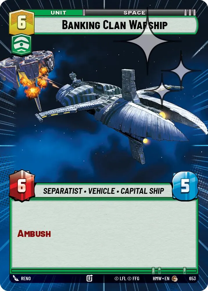 Banking Clan Warship
