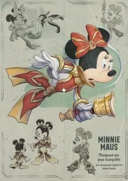 Minnie Mouse - Wide-Eyed Diver Puzzle Insert Set
