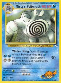 Misty's Poliwrath Lv.43