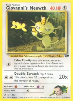 Giovanni's Meowth