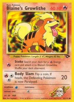 Blaine's Growlithe