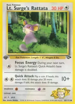 Lt. Surge's Rattata