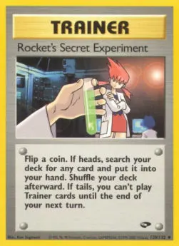 Rocket's Secret experiment