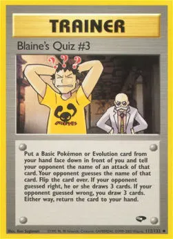 Blaine's Quiz #3