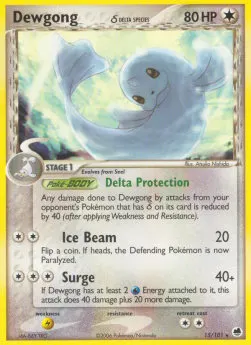 Dewgong δ Delta Species