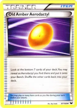 Old Amber Aerodactyl