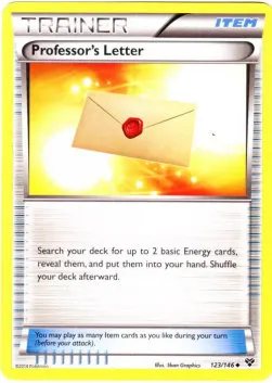 Professor's Letter