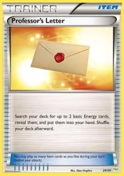 Professor's Letter