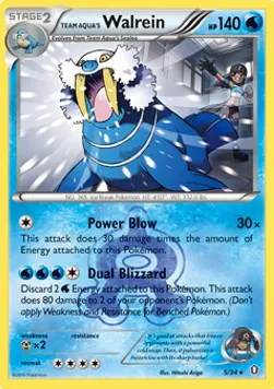 Team Aqua's Walrein