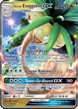 Alolan exeggutor GX