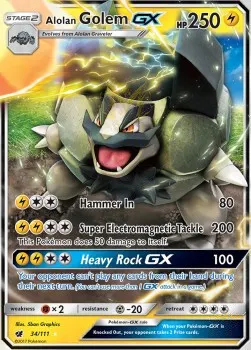 Alolan Golem GX