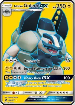 Alolan Golem GX