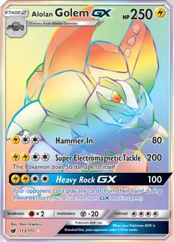 Alolan Golem GX