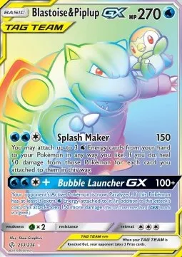 Blastoise & Piplup GX