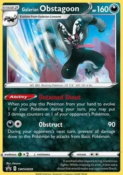 Galarian Obstagoon