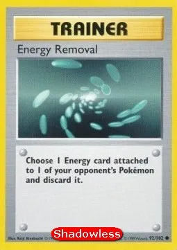 Energy Removal