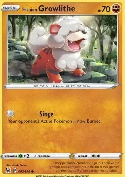 Hisuian Growlithe