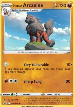 Hisuian Arcanine