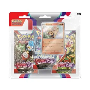 Scarlet & Violet: Arcanine 3-Pack Blister