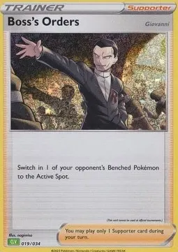 Boss's Orders - Giovanni