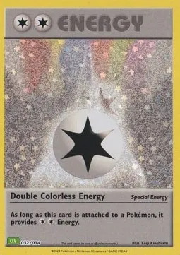 Double Colorless Energy