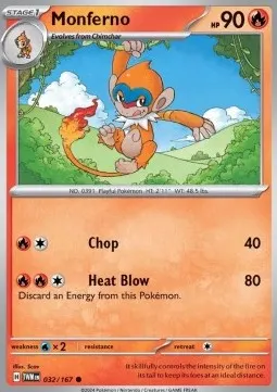 Monferno Lv.20