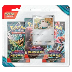 Twilight Masquerade: Snorlax 3-Pack Blister