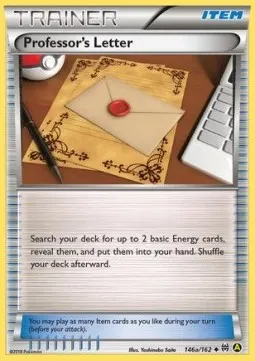 Professor's Letter
