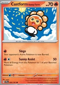 Castform Sunny Form