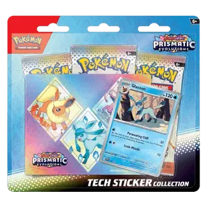 Prismatic Evolutions: Glaceon Tech Sticker Collection