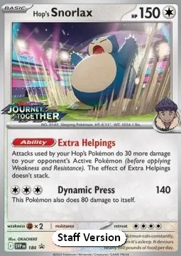 Hop's Snorlax