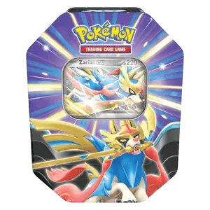Slashing Legends Tins: Zacian ex Tin